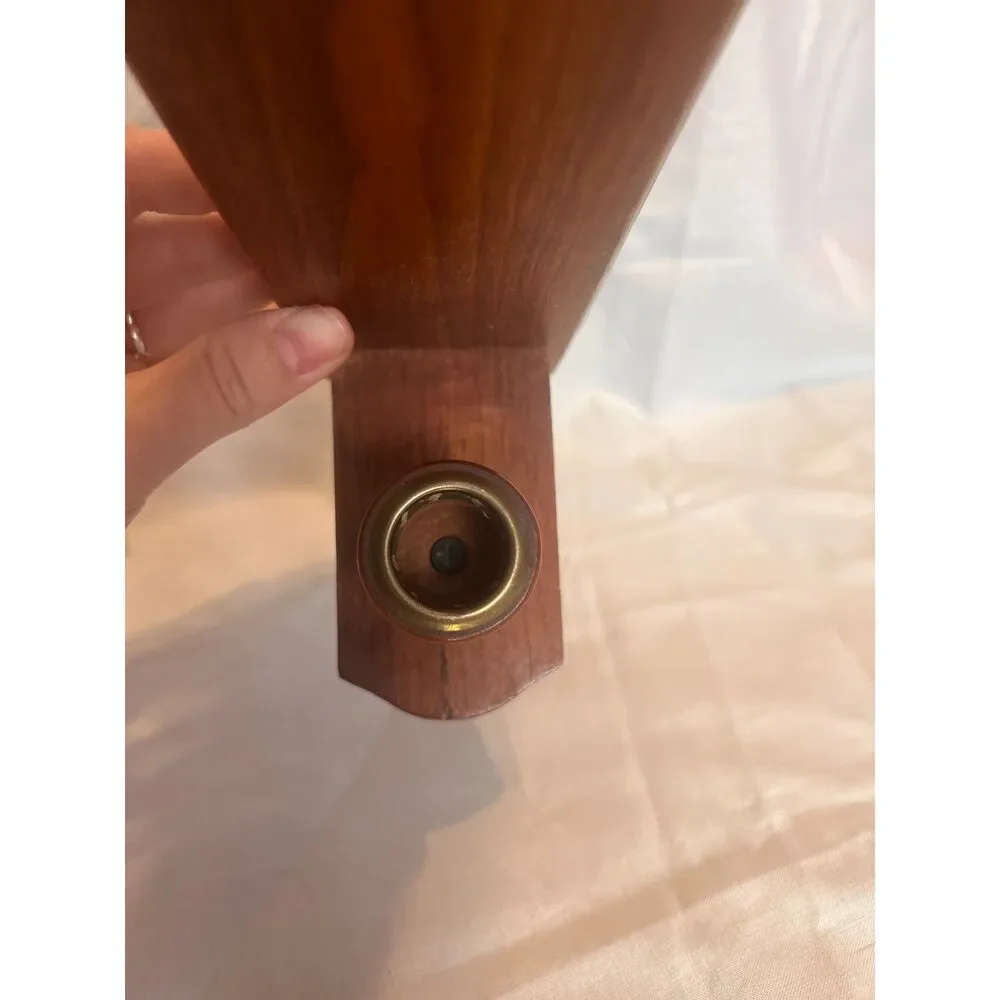 home interiors wooden wall sconce candle holder